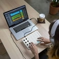 thumbnail image 2 of MIDI controller Tablette avec Rétroéclairage RVB, Clavier MIDI, Connectivité Bluetooth, Faible Latence Sortie 3,5 mm, 16 Tablettes de performance, 8 Boutons Assignables, Répétition des Notes, Tablette de performance MIDI portable, 2 of 8