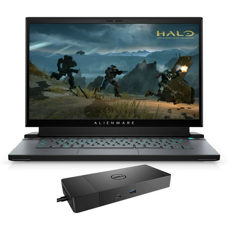 Dell Alienware m15 R4 Gaming Laptop (Intel i7-10870H 8-Core, 15.6in 300Hz Full HD (1920x1080), NVIDIA RTX 3070, 16GB RAM, Win 10 Home) with Thunderbolt Dock WD19TBS