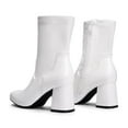 thumbnail image 4 of Dream Pairs Women's Mid Calf Gogo Boots with Zipper Low Block Heel Square Toe Perfect for Party Cosplay Dance, 4 of 4