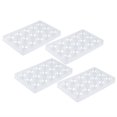 thumbnail image 1 of 4PCS Sugar Flower Drying Cup Mold Clear Fondant Shaping Tray Plastic Cake Decoration DIY Baking Tools for Sugarcraft Gum Paste, 1 of 6