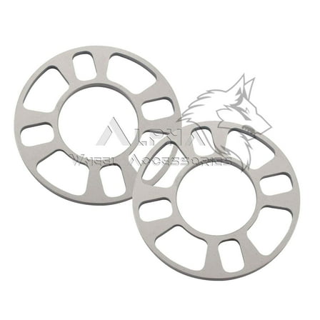 2Pc Wheel Spacers 8mm Thick Universal Fits 4x98 4x100 4x108 4x110 4x114.3 4x120