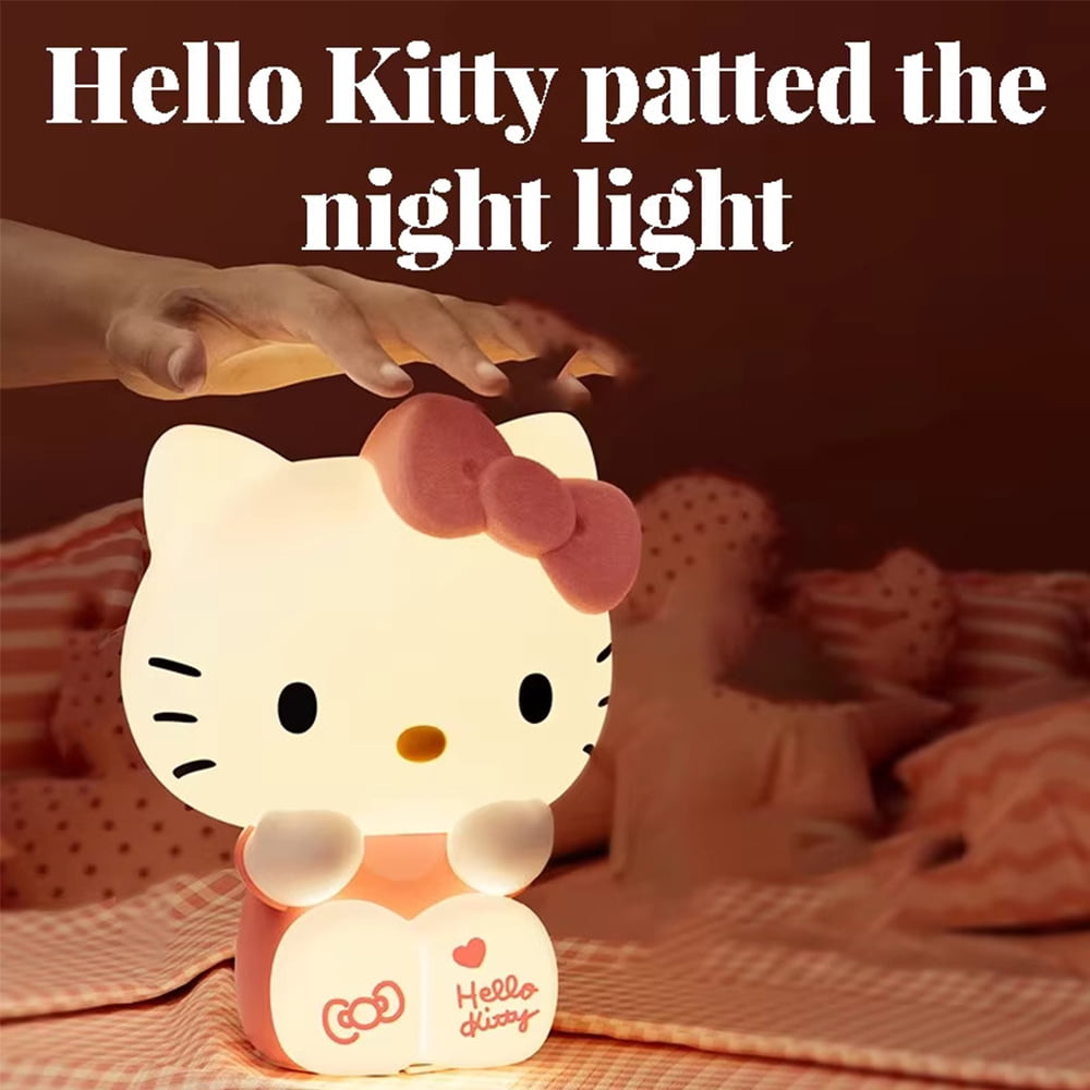 3-Level Adjustable Touch Night Light, Warm Color Eye-Friendly Bedside Lamp, Cute Bedroom Desktop Decoration Table Lamp
