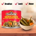 thumbnail image 5 of (12 pack) La Costeña Serrano Peppers & Sliced Pickled Carrots, 12 oz, 5 of 7