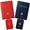 Red, Blue, variant on LZLINGMEI 2PCS 4.33 x 5.51 inch Travel Wallet for Women Men Teenage
