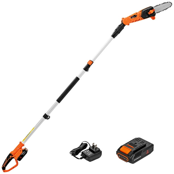 Costway Cordless 20V 9feet Pole Saw/Chainsaw w/AutoTension, Battery