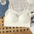 thumbnail image 4 of Sngxgn Women's Silky Soft Smoothing Wireless Bra(White,One Size), 4 of 8