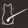 thumbnail image 4 of Pegatina de dibujos animados con forma de gato para limpiaparabrisas trasero, pegatina reflectante para limpiaparabrisas, pegatina para coche, 4 of 5
