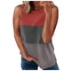 thumbnail image 1 of Camisetas sin mangas básicas de cuello redondo para mujer, camisas casuales sueltas sin mangas a juego de colores Pompotops lopia989573, 1 of 3