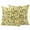 Yellow, variant on 2 Pack Outdoor Waterproof Throw Pillow Covers,Farm Watercolor Lemon Green Leaves Decorative Square Patio Pillowcases for Chair Couch Sofa 16x16in