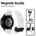thumbnail image 3 of LEIXIUER 20mm 22mm Magnetic Loop Silicone Bnad for Samsung Galaxy Watch 6 5 4 44mm 40mm/6 Classic 43mm 47mm 46mm 42mm/Galaxy Watch 5 Pro 45mm/Active 2, 22mm for Samsung galaxy watch 46mm watch 3 45mm, 3 of 9