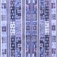 thumbnail image 1 of Ahgly Company Indoor Square Abstract Blue Modern Area Rugs, 5' Square, 1 of 4