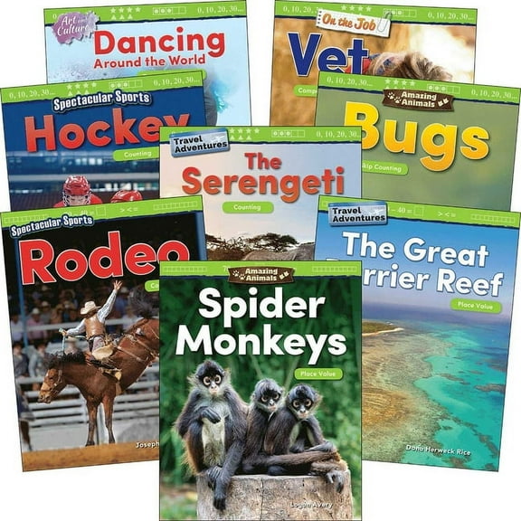 Mathematics in the Real World: Numbers & Counting: Grades K-1 (8-Book Set) (Other)