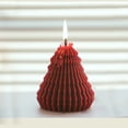 thumbnail image 4 of Xihbxyly Vela de Árbol de Navidad, Aromaterapia, Decoración Navideña, Diseño Festivo En Forma de Árbol, Acogedora Luz para El Hogar, Regalo Perfecto de Navidad, Cera de Soja Ecológica, Tamaño 7 X 9,5, 4 of 5