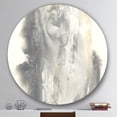 thumbnail image 3 of Designart 'Gold Glamour Direction II' Geometric Metal Circle Wall Art, 3 of 3