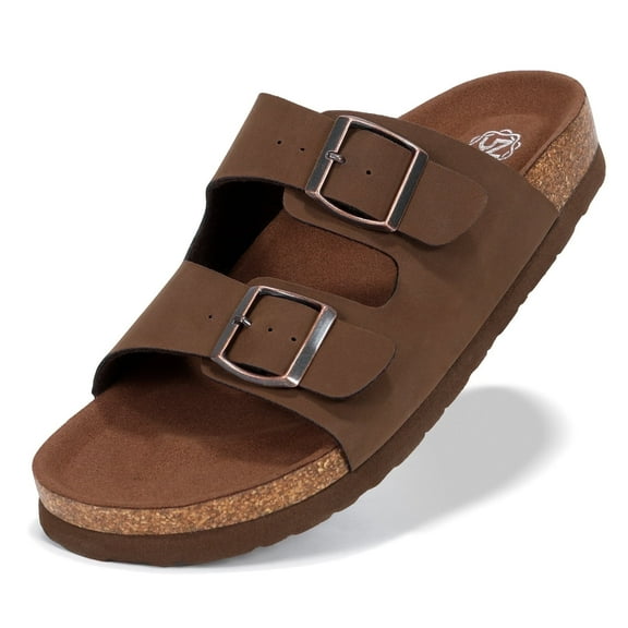 Yolanda Zula Women's Cork Footbed Sandals Adjustable Strap Sandals