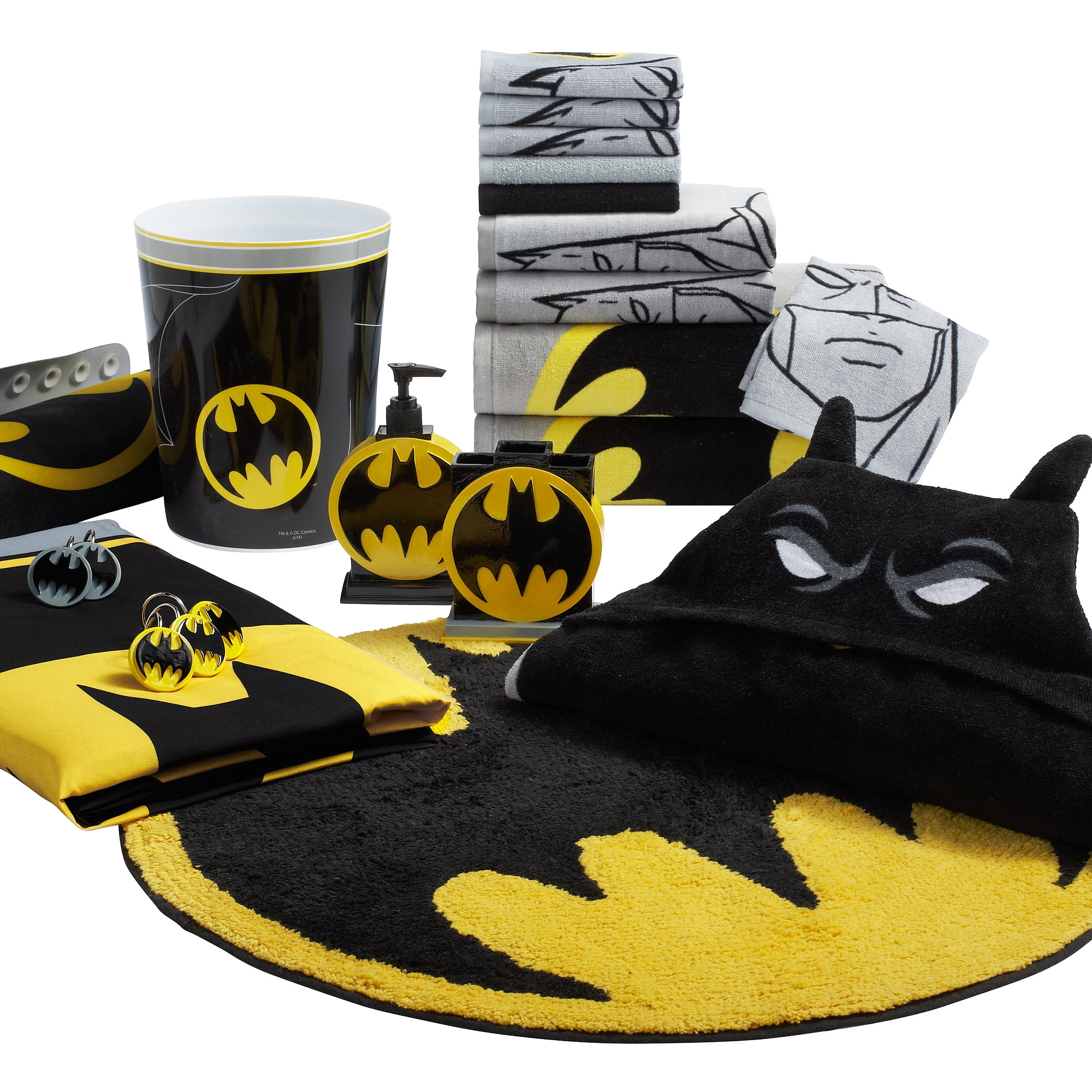 Batman Logo Hooded Bath Towel Com