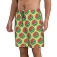 thumbnail image 2 of Naloa Summer Watermelon Men's Beach Shorts, Surfing shorts, Swim trunks, Quick Dry Swim Trunks for Surfing Beach Fun - Large, 2 of 9