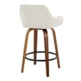 thumbnail image 6 of LumiSource Beige Daniella 26" Fixed-Height Counter Stool - Set of 2, 6 of 6