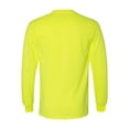 thumbnail image 3 of Gildan - DryBlend 50/50 Long Sleeve T-Shirt - 8400 - Safety Green - Size: 2XL, 3 of 3