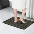 thumbnail image 4 of Green and Red Checkerboard Checkered Flannel Non Slip Door Rugs,Washable Door Mats Indoor,Decorative Door Mats,Dirt-Resistant and Absorbent Doormat for Entrance,Bedroom,Kitchen,Bathroom,23.5"x16", 4 of 5