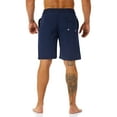 thumbnail image 4 of Kailua Surf Mens Swim Trunks Long Quick Dry Mens Boardshorts 9 Inches Inseam Mens Bathing Suits With Mesh Lining Navy Blue, 4 of 4