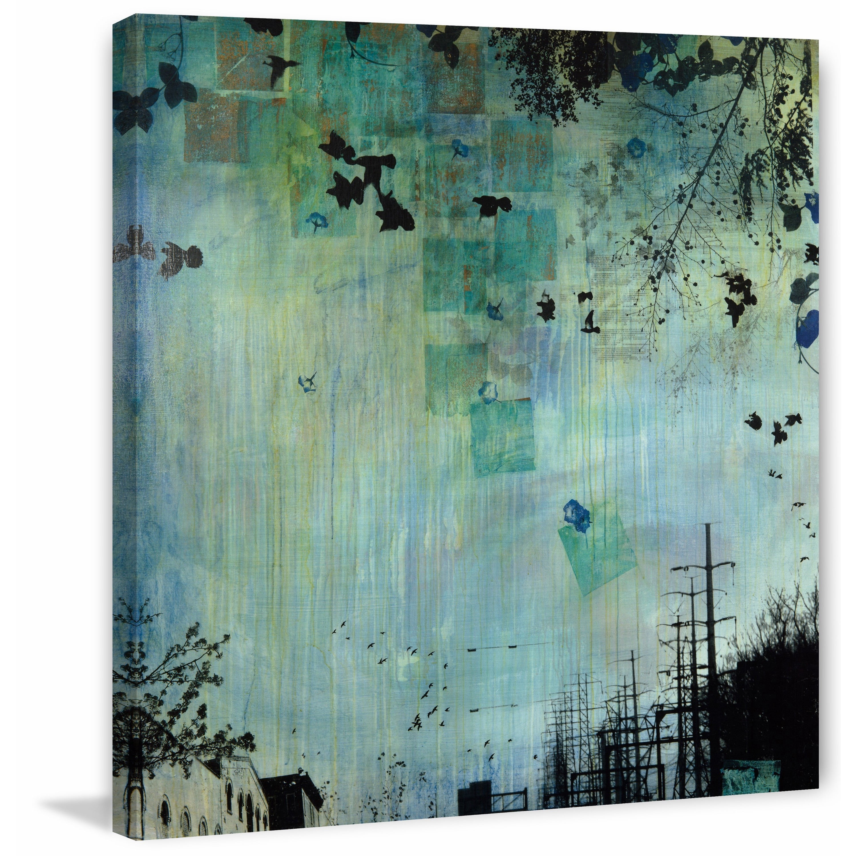 "Electric Power" Painting Print on Wrapped Canvas