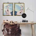 thumbnail image 4 of Stupell Industries Spotted Greyhound Dogs Animals Painting Gold Floater Framed Canvas Art Print Wall Art, 31 x 25, Set of 2, 4 of 10