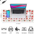 thumbnail image 5 of Extra Large Gaming Mouse Pad with Trendy Summer Fruits & Strawberry Leaves Print Mousemat - 31.5x11.8 inch - Enhance Work or Gaming Experience, 5 of 7