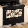 thumbnail image 3 of 6 Pcs Funny Kitchen Towels,Beige Chicken Floral Pattern Microfiber Dish Towels,Kitchen Tea Towels,Kitchen Towel Set (18" X 26"), 3 of 7