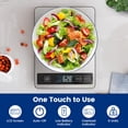 thumbnail image 2 of Báscula de cocina izeyu B1 recargable por USB, precisión de 15 kg, 2 of 8
