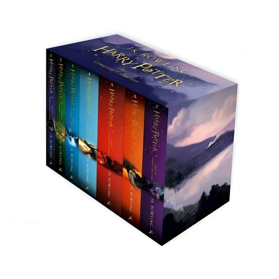 Harry Potter The Complete Collection by J.K. Rowling 7 Books Box Set - Ages 9  - Paperback