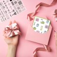 thumbnail image 4 of Gift Box Clear Stamps Bow Silicone Stamps Strip Pattern Rubber Stamps Wish Words Silicone Transparent Seal Stamps for DIY Card Making Scrapbooking Photo Album, 4 of 8