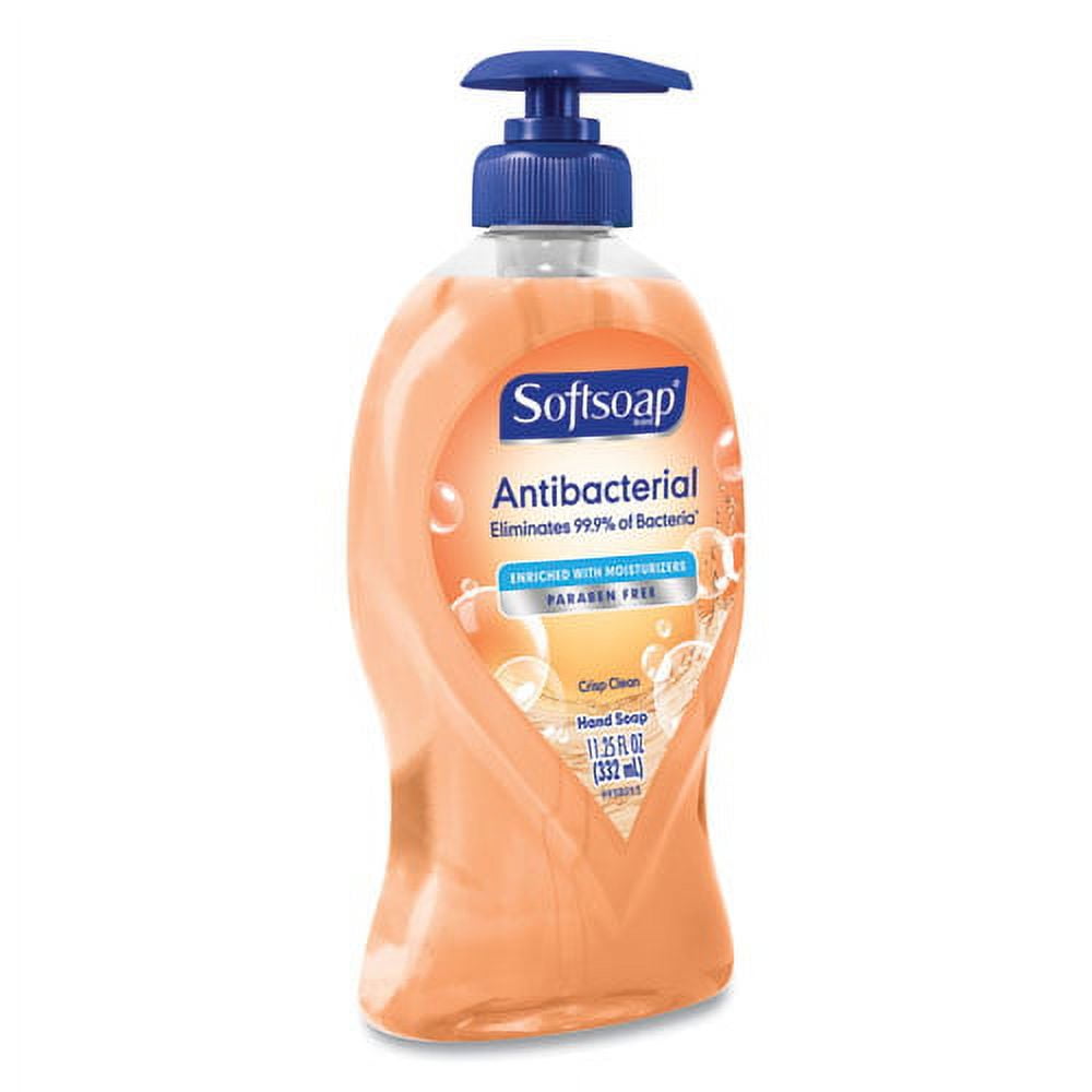 Antibacterial Hand Soap, Crisp Clean, 11.25 Oz Pump Bottle, 6/carton | Bundle of 2 Cartons