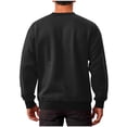 thumbnail image 6 of Jalioing Men's Pullover Shirts Solid Color Basic Long Sleeve Sweatshirts Casual Loose Crew Neck Spring Tees Tops, 6 of 7