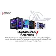 Skytech Azure Gaming PC Desktop INTEL Core i7 14700F MC NVIDIA GeForce RTX 5060 1TB NVMe SSD 32GB DDR5 RAM, AIO Liquid Cooling Windows 11