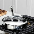 thumbnail image 4 of All-Clad D3 Stainless 3-ply Bonded Cookware, Saute Pan with lid, 3 quart, 4 of 9