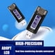 thumbnail image 4 of Kuymtek Probador USB 3 2-10V 0-3A DC Digital Volt Amp Probador Indicador cargador, 4 of 9