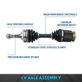 thumbnail image 2 of Bodeman Front Driver Side CV Axle Shaft Assembly for 1989-1998 Mazda MPV - 4x4 4WD Models ONLY, 2 of 7