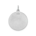 thumbnail image 4 of Sterling Silver Initial E Pendant Necklace for Women and Unisex, Round Script Letter Charm, Personalized Monogram Jewelry, Custom Name Necklace for Daily Wear, 4 of 6