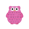 thumbnail image 1 of Gupgi Push Pop Bubble Fidget Sensory Toy Silicone Letters Alphabet Owl Shaped Decompression Toy, 1 of 4