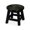 Espresso, variant on Compact step stool with carved patterns / Easy to carry for different scenes