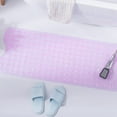 thumbnail image 3 of Alfombrilla de ducha de PVC antideslizante de 40 x 100 cm con tiras largas y ventosas para el hogar, color morado, 3 of 7