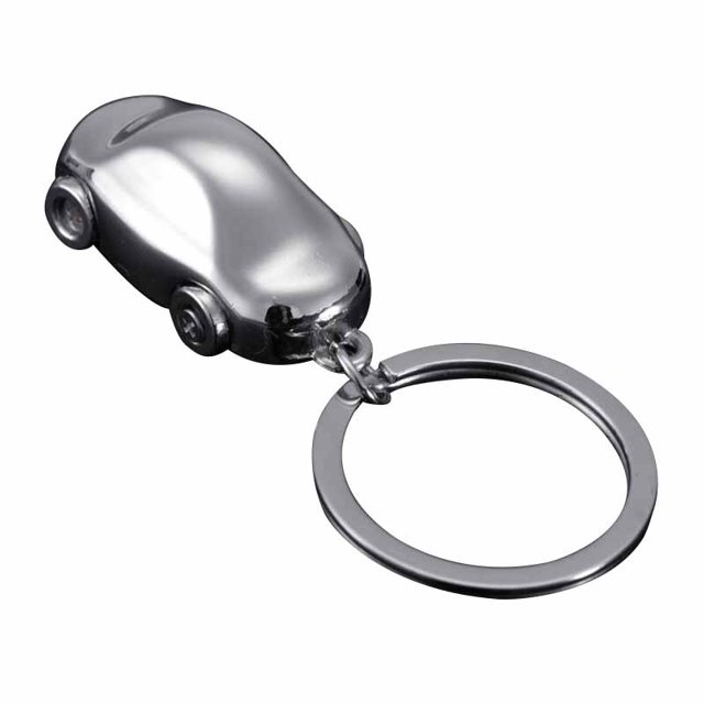 Portable Car Keychain Practical Universal Key Holder Multifunctional Metal Car Key Ring Car Interior Accessories Durable Silver01China He Qiyong unisex