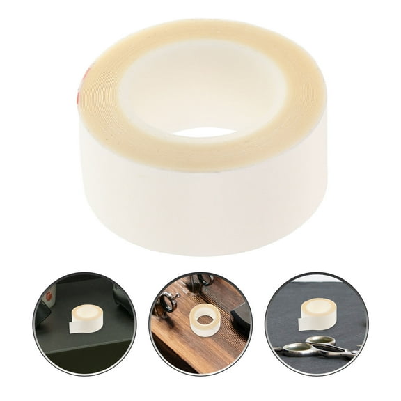 Luxshiny Transparent PU Hair Extension Tape Roll for Women and Professional Hair Stylists, Strong Hold and Easy Application