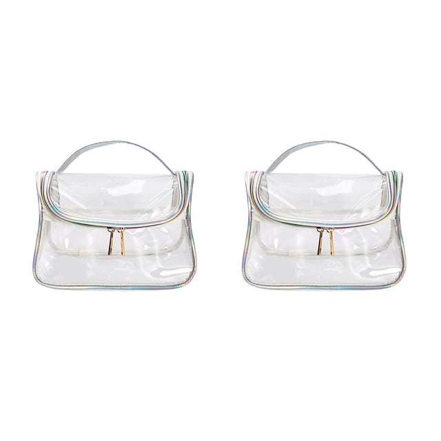 maskred Sac à Cosmétiques Commode Rangement Polyvalent Porter Sac à Main Sac à Main Contenant Conteneur Maquillage de Voyage Organisateur Type 6 2Set