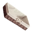 thumbnail image 3 of kurtrusly Paper Rope Baskets For Storage With Handle Decorative HandWoven Storage Basket Gifts And Events Cosmetics Kitchen Drinks 30x20x7cm, 3 of 6