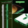 thumbnail image 4 of Designed for Samsung Galaxy S23 Ultra 5G Case Clear Compatible with MagSafe Ultra Shockproof Protective Cell Phone Cases Cover Flexible Covers Soft Edge case for Galaxy S23 Ultra Case-Green, 4 of 14