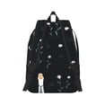 thumbnail image 3 of Naloa Canvas Backpack for Men Women Fashionable Goose Print Rucksack Casual Travel Daypack Large and Small Durable College Tote Satchel Bookbag for Teens, 3 of 8