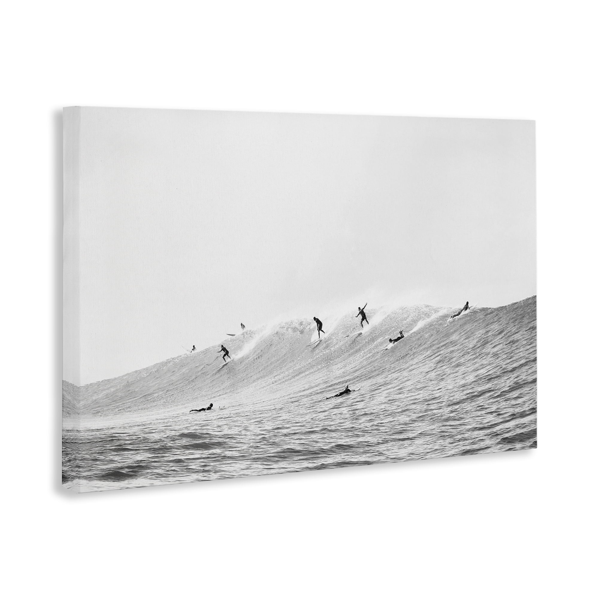 Stupell Industries Summer Wave Surfers Nautical & Beach Photography Wrapped Canvas Art Print Wall Art, 36 x 24
