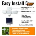 thumbnail image 2 of Bell+Howell Bionic Floodlight Pro Solar Motion Sensor Outdoor LED Lights Waterproof 2000 Lumens 4 Adjustable Panels, 2 of 10